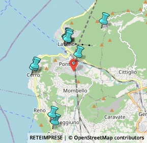 Mappa Via S. Pellico, 21014 Laveno-Mombello VA, Italia (1.89)