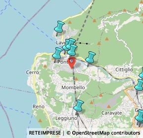 Mappa Via S. Pellico, 21014 Laveno-Mombello VA, Italia (2.46583)