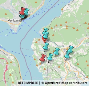 Mappa Via S. Pellico, 21014 Laveno-Mombello VA, Italia (4.38059)