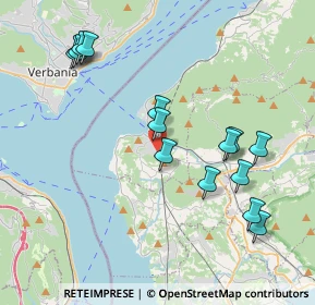 Mappa Via S. Pellico, 21014 Laveno-Mombello VA, Italia (4.06857)