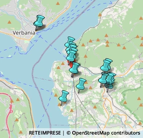 Mappa Via S. Pellico, 21014 Laveno-Mombello VA, Italia (2.994)