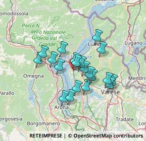 Mappa Via S. Pellico, 21014 Laveno-Mombello VA, Italia (10.4605)
