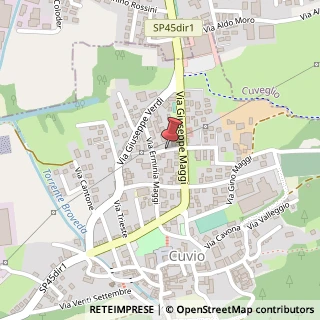 Mappa Via enrico fermi 1, 21030 Cuvio, Varese (Lombardia)