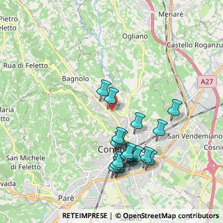 Mappa Via Monsignor C. De Nardi, 31015 Conegliano TV, Italia (1.968)