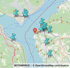 Mappa Via sul Monte, 21014 Laveno-Mombello VA, Italia (3.42333)