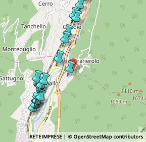 Mappa Via Casa del Gallo, 28883 Gravellona Toce VB, Italia (1.165)