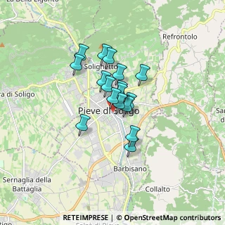 Mappa Via Ospedale, 31053 Pieve di Soligo TV, Italia (1.07588)