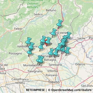 Mappa Via Luigi Lubin, 31053 Pieve di Soligo TV, Italia (11.169)