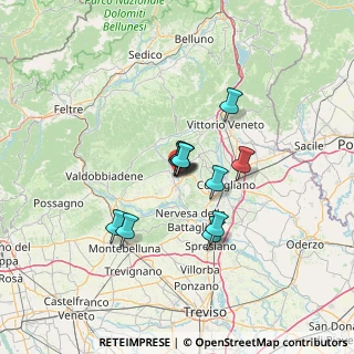 Mappa Via Luigi Lubin, 31053 Pieve di Soligo TV, Italia (9.17182)