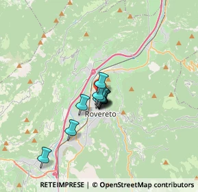 Mappa Via Giuseppe Verdi, 38068 Rovereto TN, Italia (1.90182)