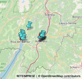 Mappa Via Giuseppe Verdi, 38068 Rovereto TN, Italia (8.50867)
