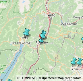 Mappa Via Giuseppe Verdi, 38068 Rovereto TN, Italia (31.08533)