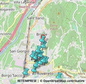 Mappa Via Giuseppe Verdi, 38068 Rovereto TN, Italia (1.07647)