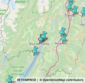 Mappa Via Isce, 38062 Arco TN, Italia (21.12667)