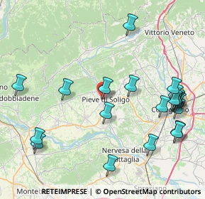 Mappa Via Frecce Tricolori, 31053 Pieve di Soligo TV, Italia (9.7305)