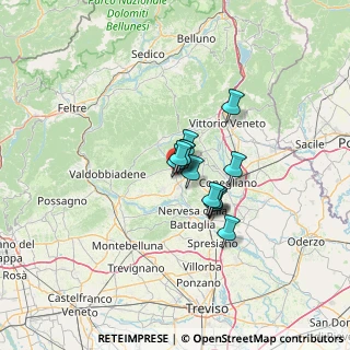 Mappa Via Frecce Tricolori, 31053 Pieve di Soligo TV, Italia (7.16538)