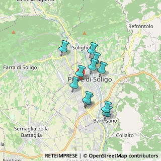 Mappa Via Frecce Tricolori, 31053 Pieve di Soligo TV, Italia (1.27455)