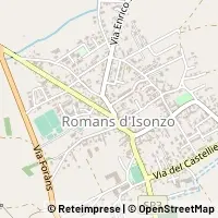 Map Romans d'Isonzo