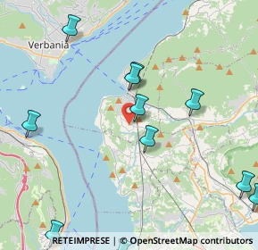 Mappa Via Rossini, 21014 Laveno-Mombello VA, Italia (5.75538)