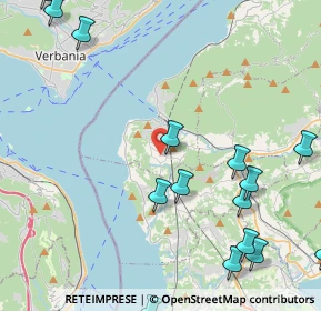 Mappa Via Rossini, 21014 Laveno-Mombello VA, Italia (6.555)