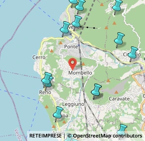 Mappa Via Rossini, 21014 Laveno-Mombello VA, Italia (3.2955)