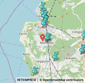 Mappa Via Rossini, 21014 Laveno-Mombello VA, Italia (2.43533)