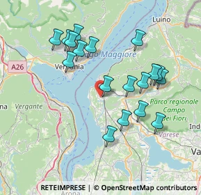 Mappa Via Rossini, 21014 Laveno-Mombello VA, Italia (7.245)