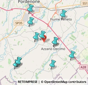 Mappa Via Peperate, 33082 Azzano Decimo PN, Italia (4.22167)