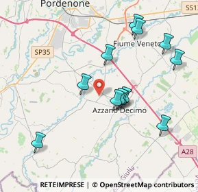 Mappa Via Peperate, 33082 Azzano Decimo PN, Italia (3.8225)