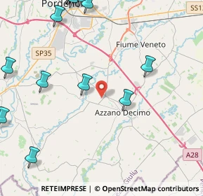 Mappa Via Peperate, 33082 Azzano Decimo PN, Italia (6.6045)