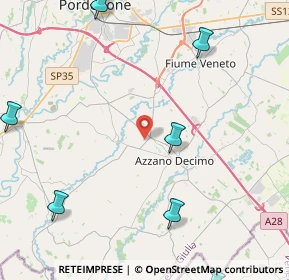 Mappa Via Peperate, 33082 Azzano Decimo PN, Italia (6.89727)