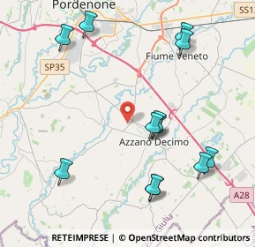 Mappa Via Peperate, 33082 Azzano Decimo PN, Italia (4.4925)