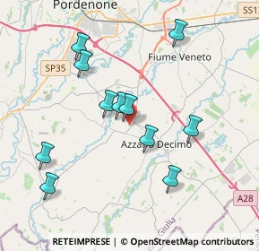 Mappa Via Peperate, 33082 Azzano Decimo PN, Italia (3.64273)