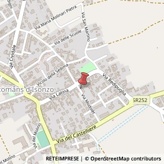 Mappa Via Modolet, 1A, 34076 Pavia di Udine, Udine (Friuli-Venezia Giulia)