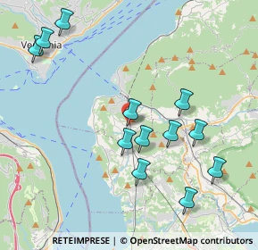 Mappa Via Giuseppe Verdi, 21014 Laveno-Mombello VA, Italia (4.16833)