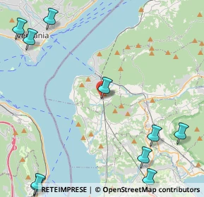 Mappa Via Giuseppe Verdi, 21014 Laveno-Mombello VA, Italia (6.89917)