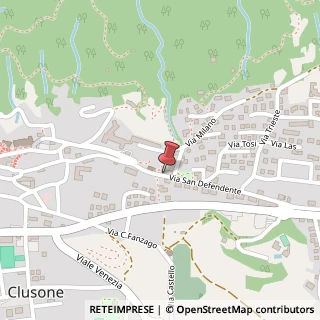 Mappa Via San Defendente, 11, 24023 Clusone, Bergamo (Lombardia)