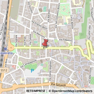 Mappa Via Giuseppe Grazioli, 73, 38122 Rovereto, Trento (Trentino-Alto Adige)