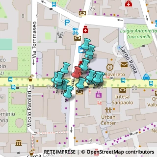 Mappa Corso Antonio Rosmini Angolo VIA Fontana, 38068 Rovereto TN, Italia (0)