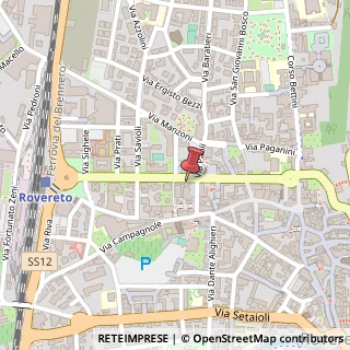 Mappa Corso Antonio Rosmini, 76, 38068 Rovereto, Trento (Trentino-Alto Adige)
