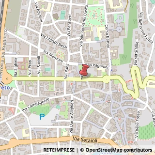 Mappa Corso Antonio Rosmini, 46, 38068 Rovereto, Trento (Trentino-Alto Adige)