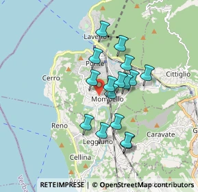 Mappa Via Zara, 21014 Laveno-Mombello VA, Italia (1.36313)
