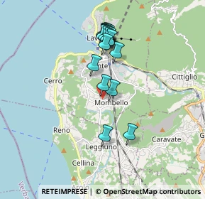 Mappa Via Zara, 21014 Laveno-Mombello VA, Italia (1.667)