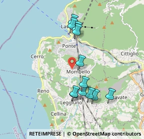 Mappa Via Zara, 21014 Laveno-Mombello VA, Italia (1.74667)