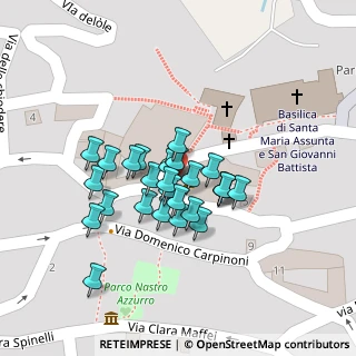 Mappa Via Domenico Carpinoni, 24023 Clusone BG, Italia (0.02222)