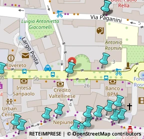 Mappa Corso Rosmini, 38068 Rovereto TN, Italia (0.103)