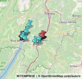 Mappa Via Stoppani, 38068 Rovereto TN, Italia (9.492)