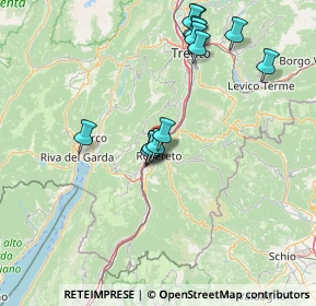 Mappa Corso Rosmini, 38068 Rovereto TN, Italia (14.38571)