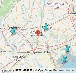 Mappa Via Cordovado, 33078 San Vito al Tagliamento PN, Italia (34.56545)