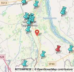 Mappa Via Cordovado, 33078 San Vito al Tagliamento PN, Italia (4.61)